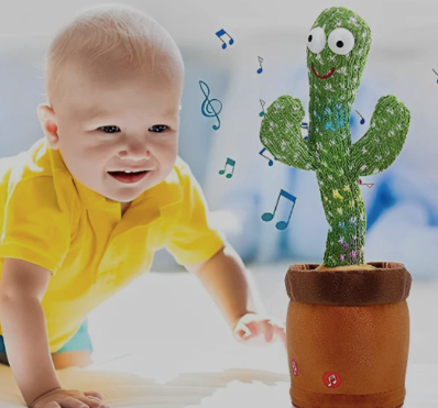 Cactus Musical Interactif – Il danse, chante et répète tout !