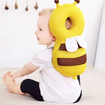 Abeille Protectrice – Coussin de Sécurité Bébé pour Apprendre à Marcher 🐝